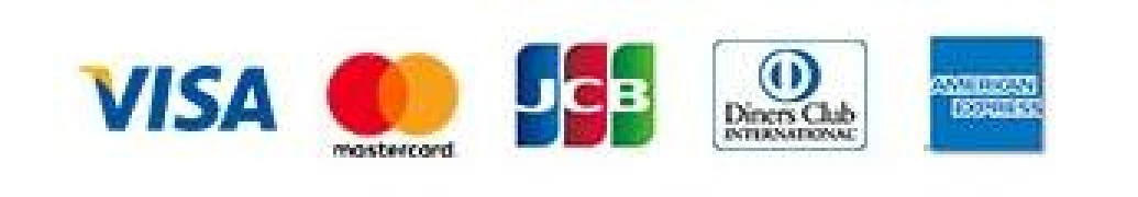 VISA / Mastercard / JCB / Diners Club / American Express